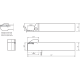 Токарная державкa THT05403