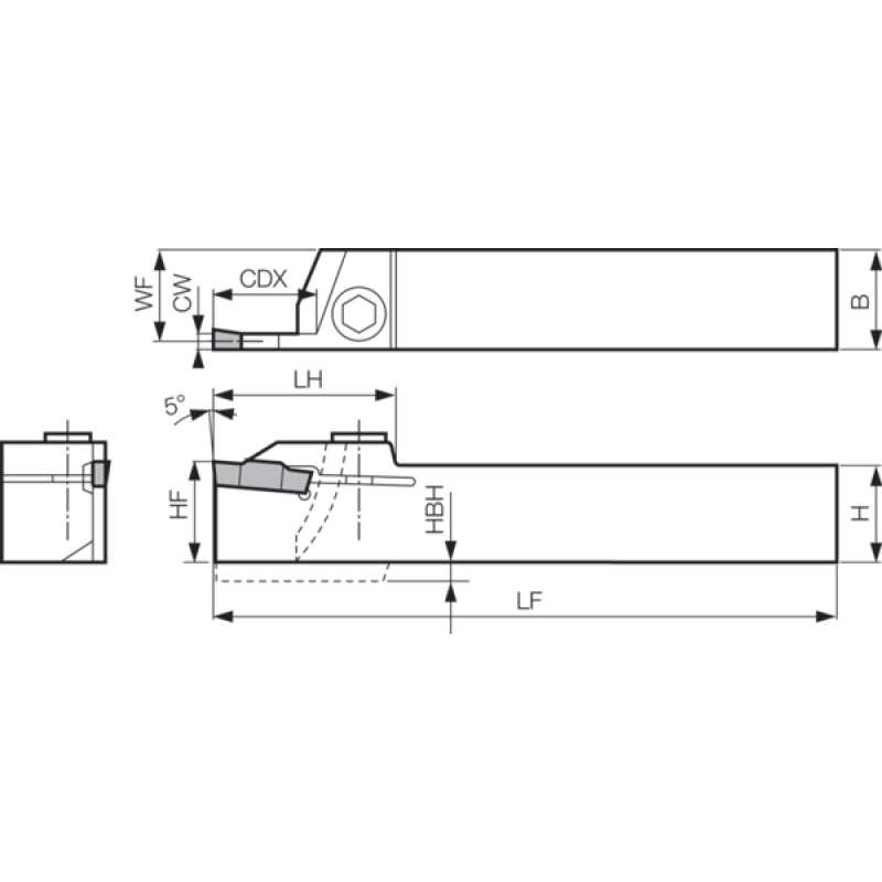 Turning Toolholder THT00557