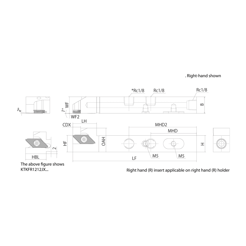 Turning Toolholder THC15469