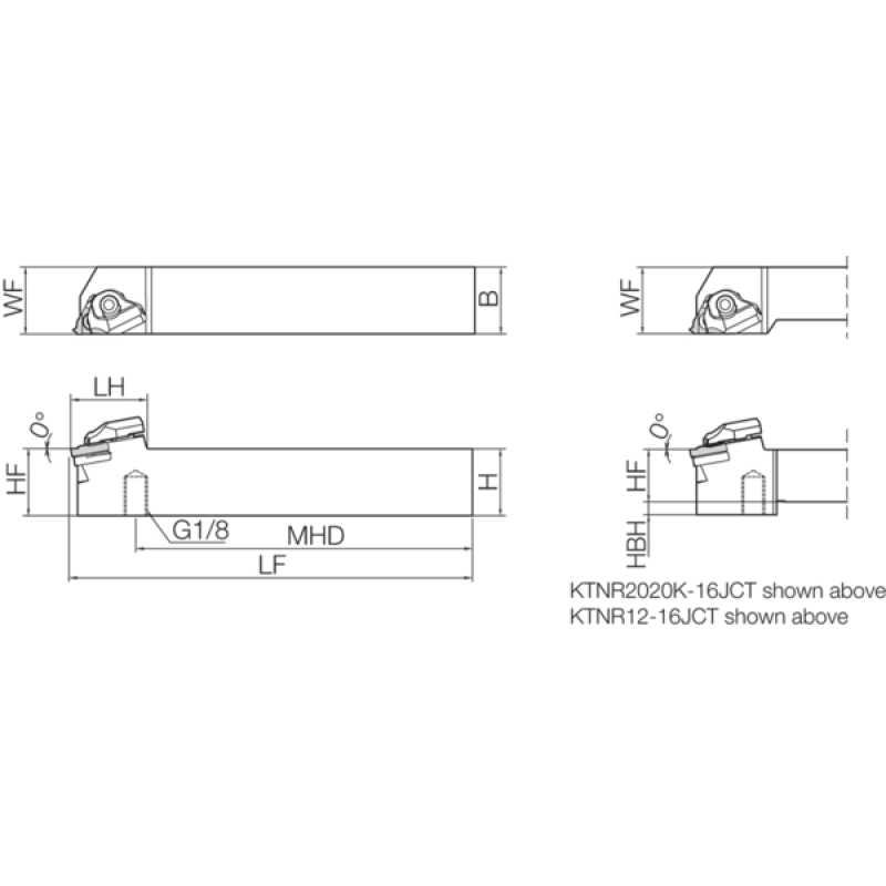 Turning Toolholder THC14652