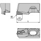 Пластина фрезерна PCD TFE00003