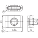 Пластина фрезерна твердосплавна TLB40133
