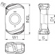 Пластина фрезерна твердосплавна TLB40152