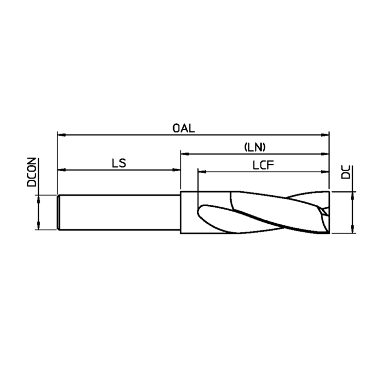 Свердло SC 13.00 1.5xD HA