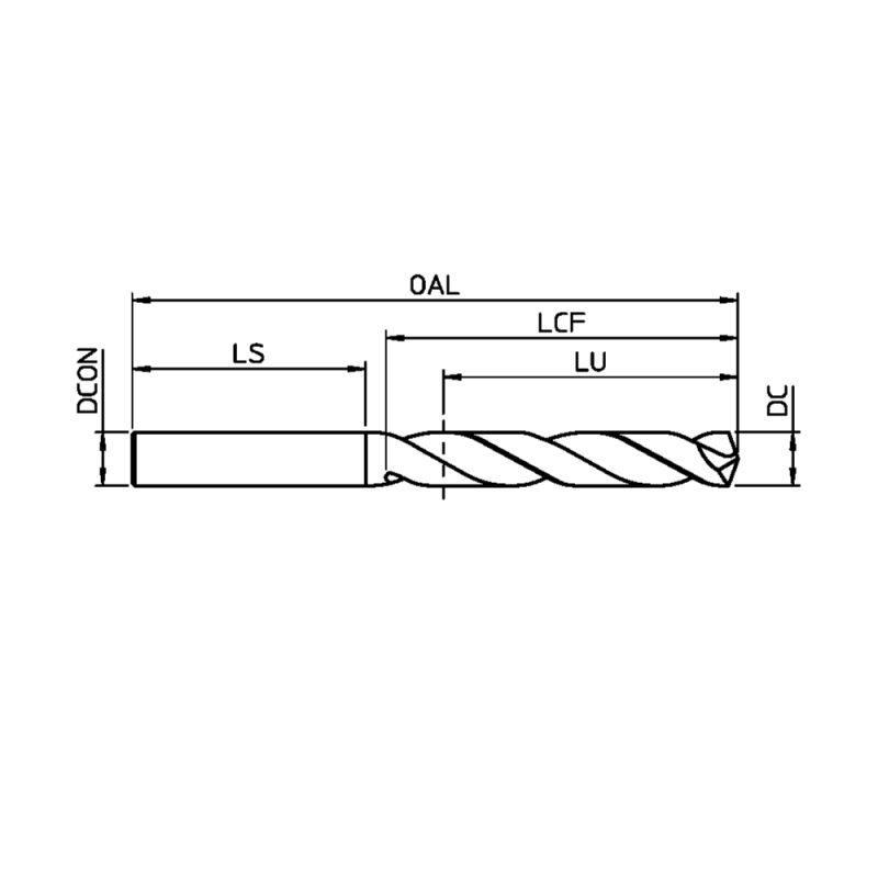 Спіральне свердло SC 6.90 3xD HA