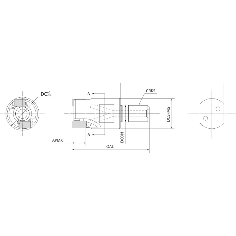Milling Toolholder THN08715