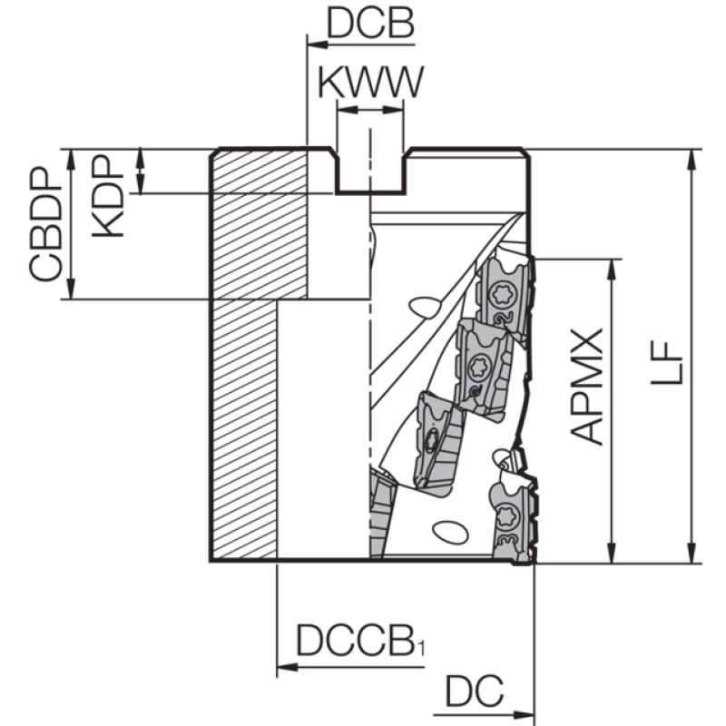 Milling Toolholder THN03956