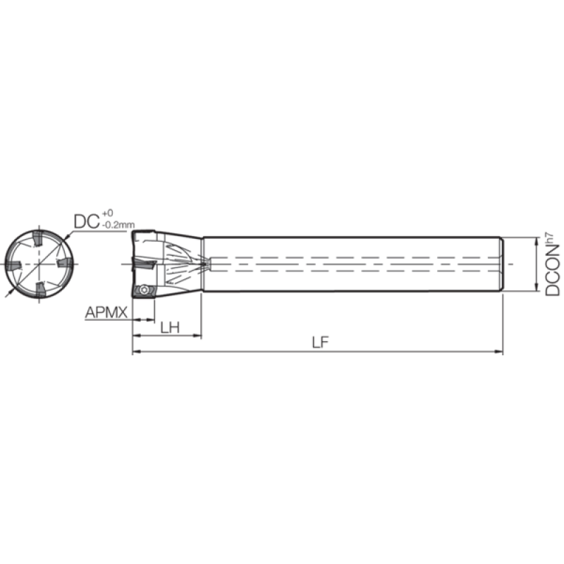 Тримач фрезерного інструменту THN03627