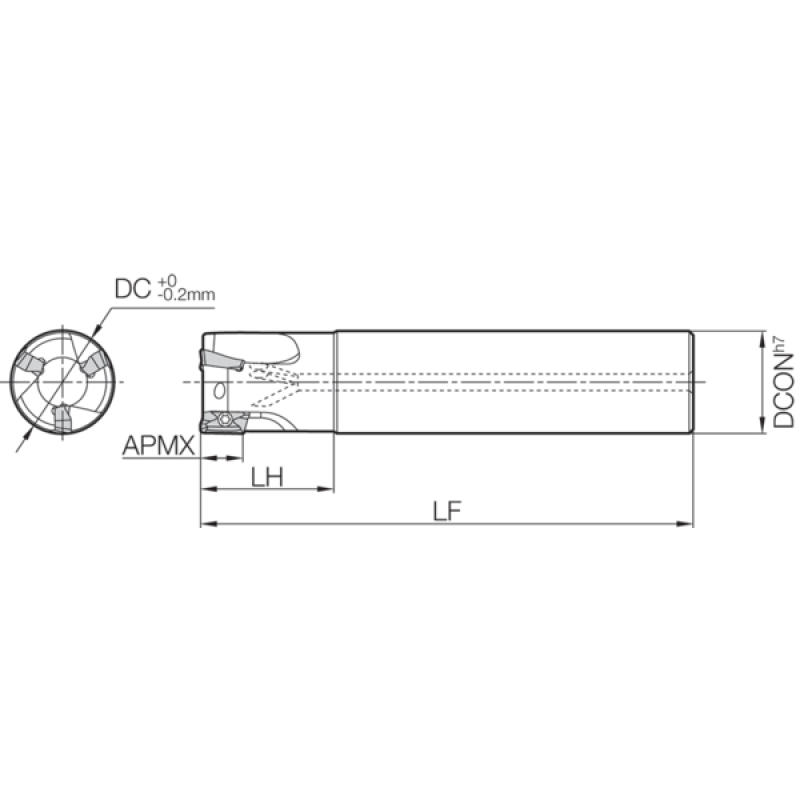 Тримач фрезерного інструменту THN03317