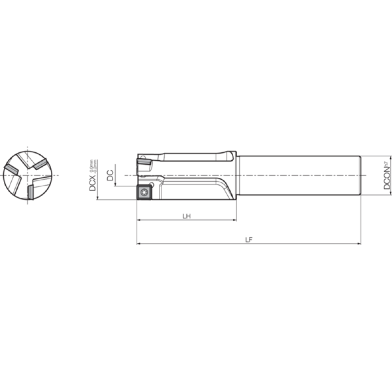 Milling Toolholder THN02000
