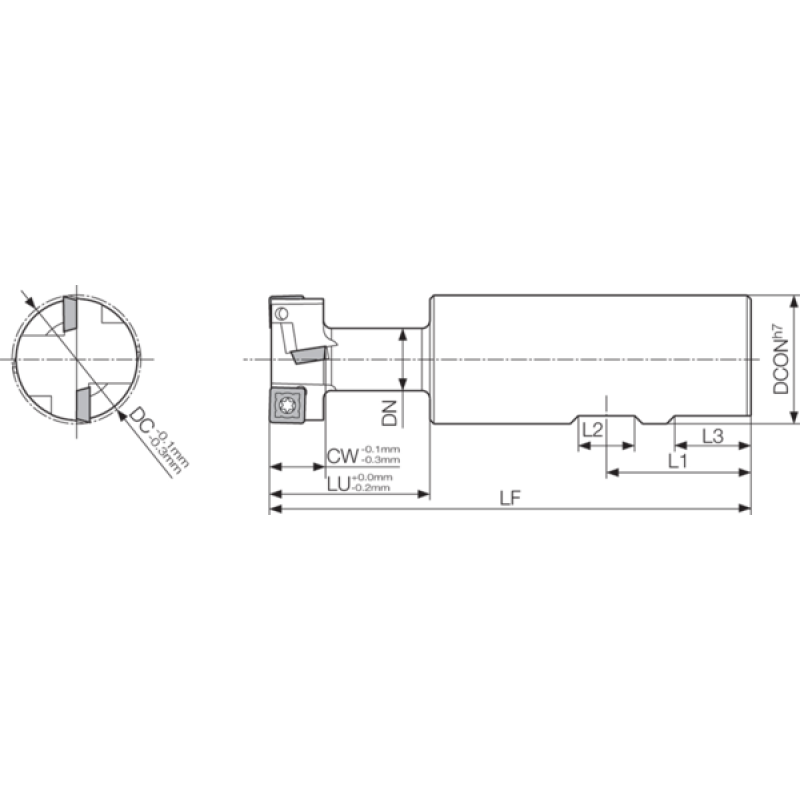 Тримач фрезерного інструменту THN02318