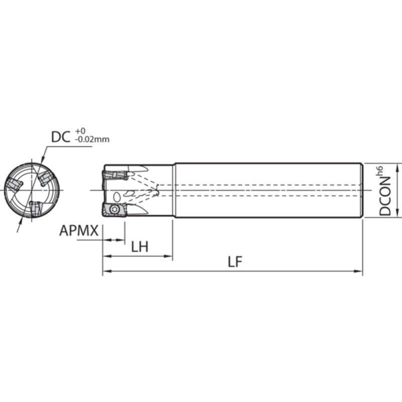 Тримач фрезерного інструменту THN05003
