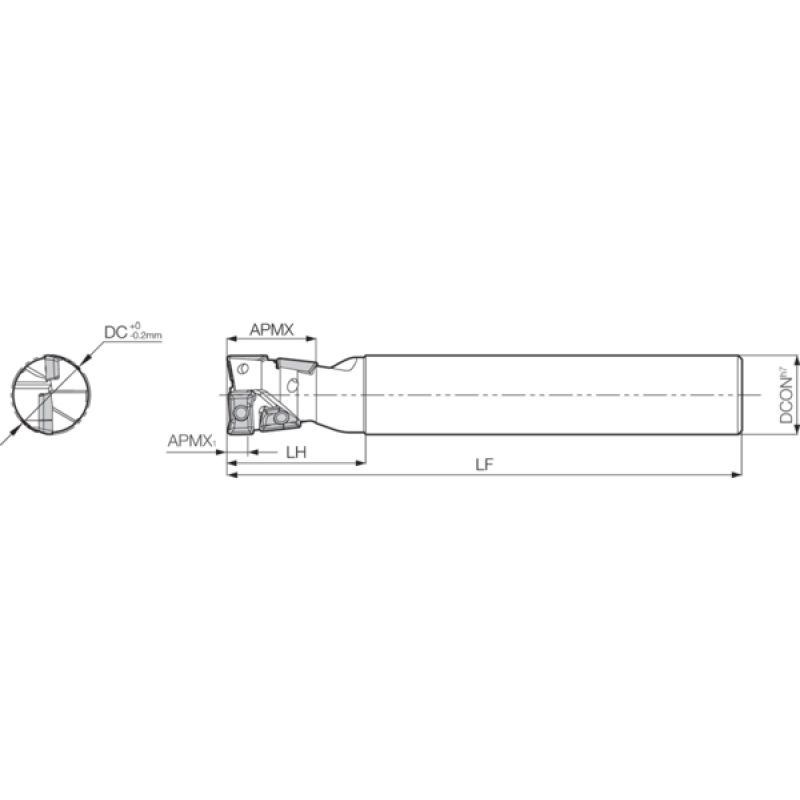 Milling Toolholder THN02766