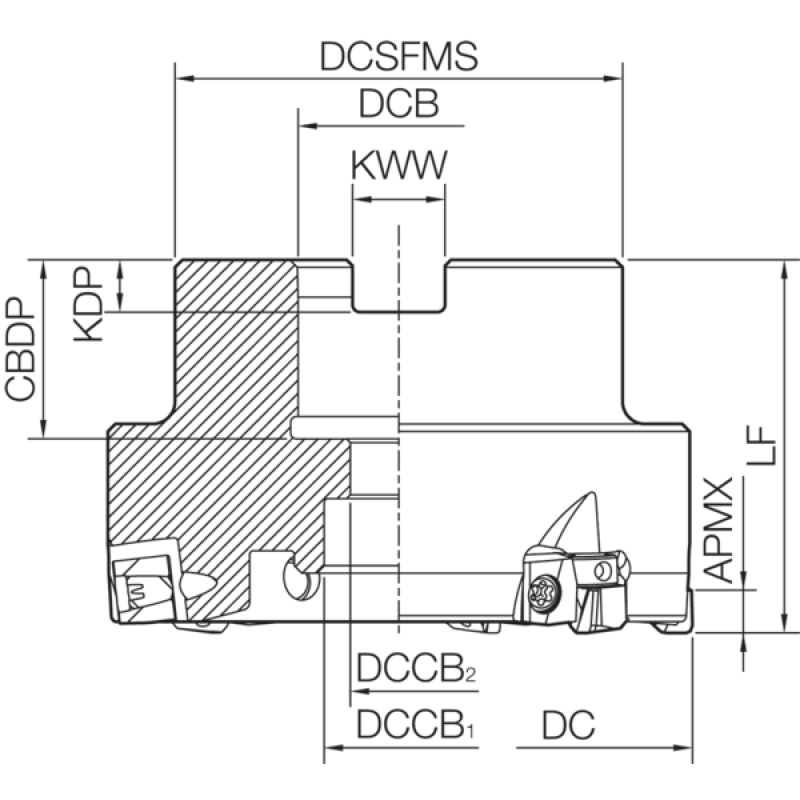 Milling Toolholder THN08269