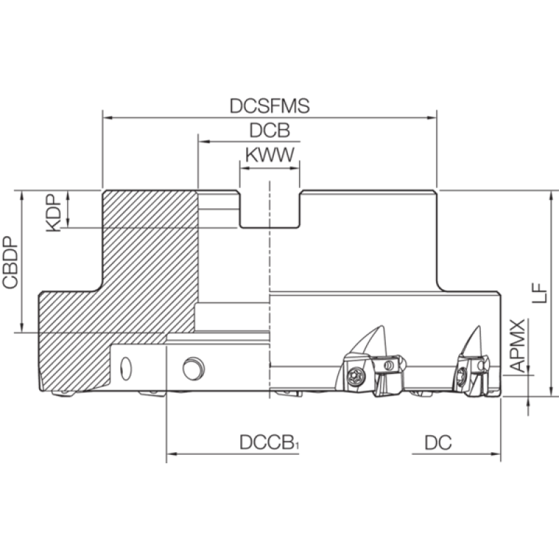 Milling Toolholder THN08278