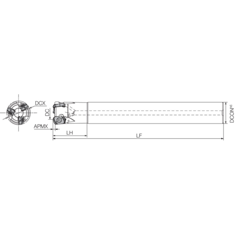 Фрезерная оправка THN08627