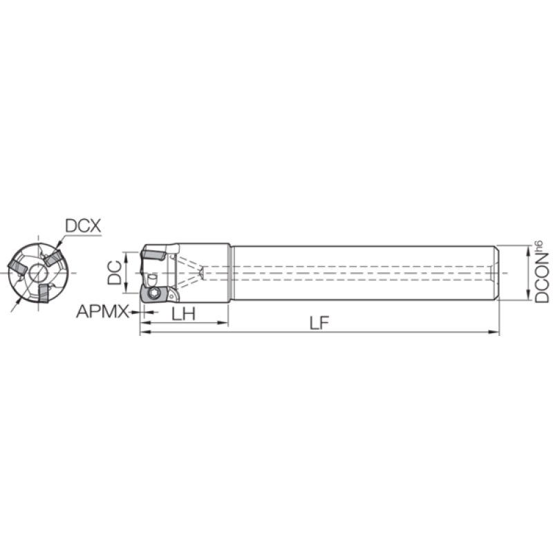 Тримач фрезерного інструменту THN08247