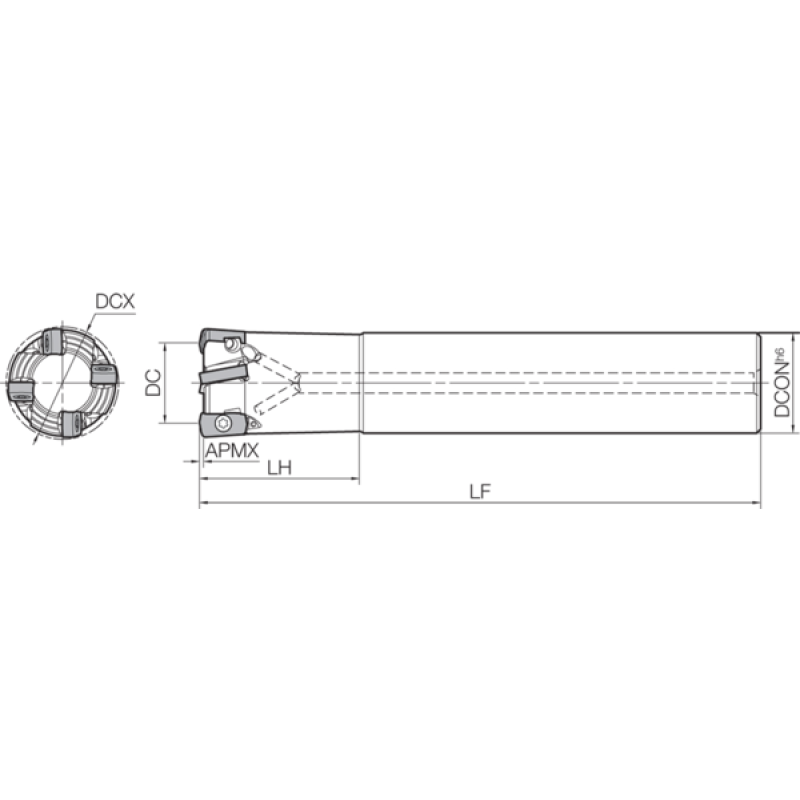 Milling Toolholder THN07603