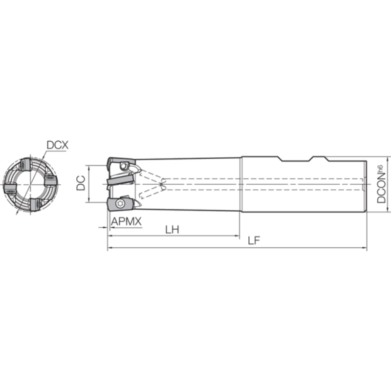 Milling Toolholder THN07624