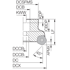 Фрезерний тримач інструменту