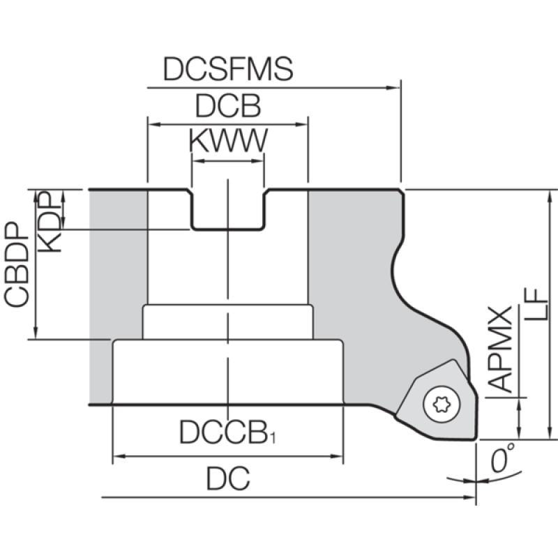Milling Toolholder THN04663
