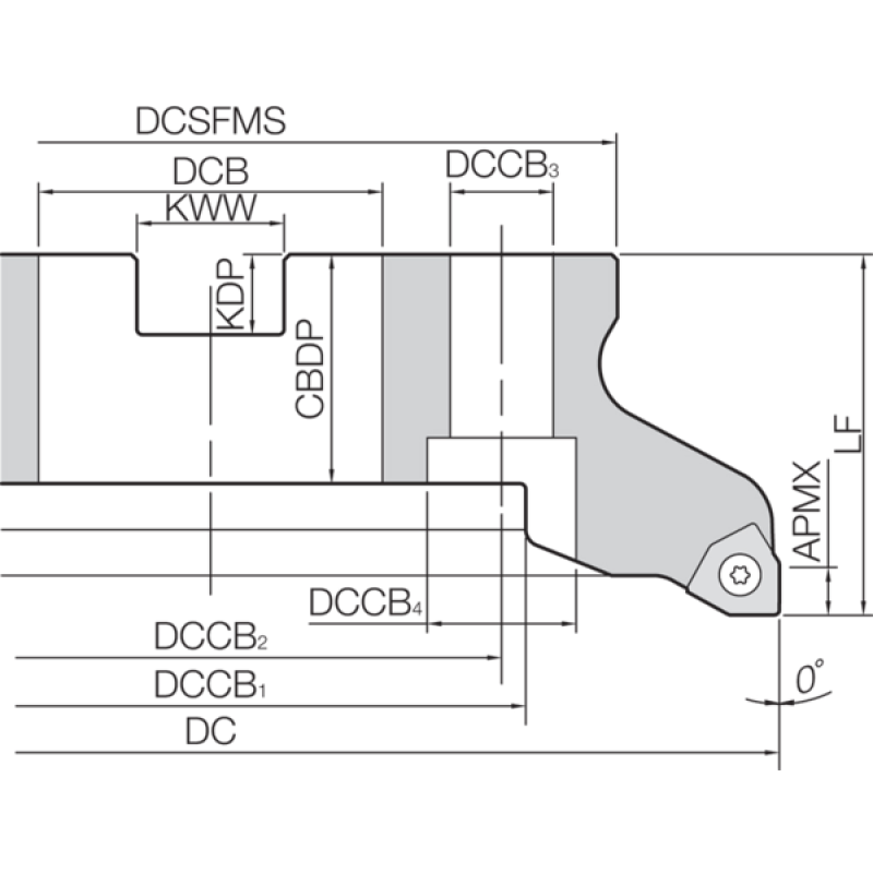 Milling Toolholder THN04664