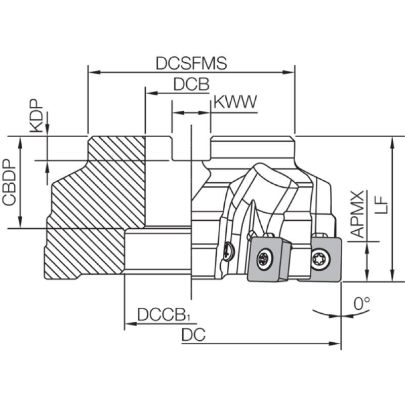 Milling Toolholder THN01472
