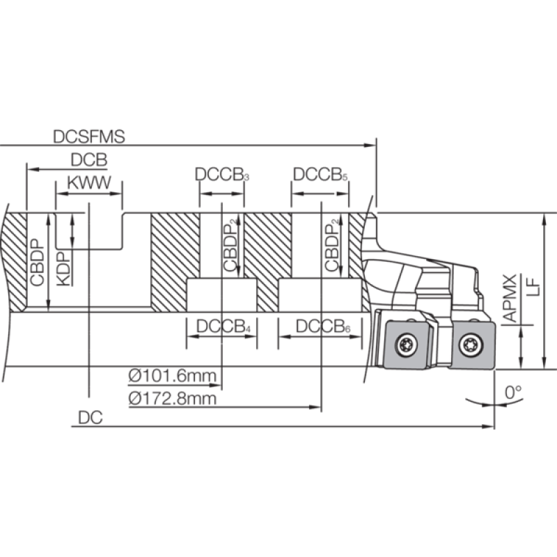 Milling Toolholder THN01505