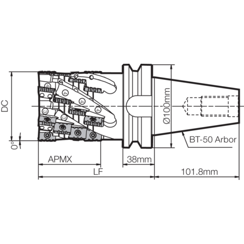 Milling Toolholder THN01100