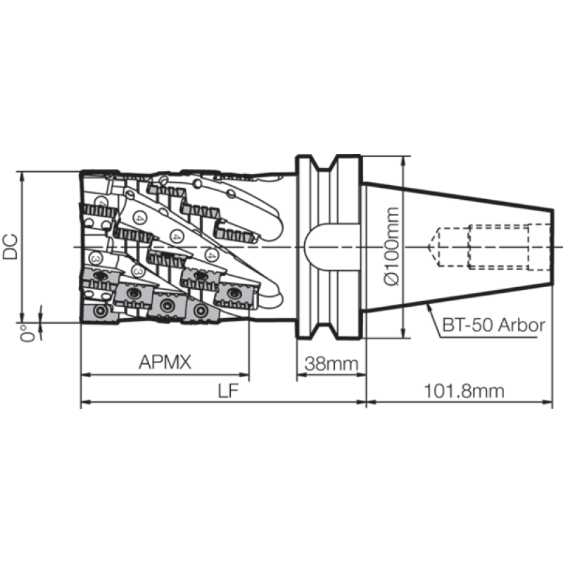 Milling Toolholder THN01111
