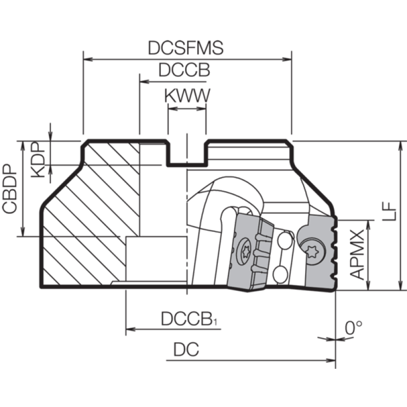 Milling Toolholder THN01070