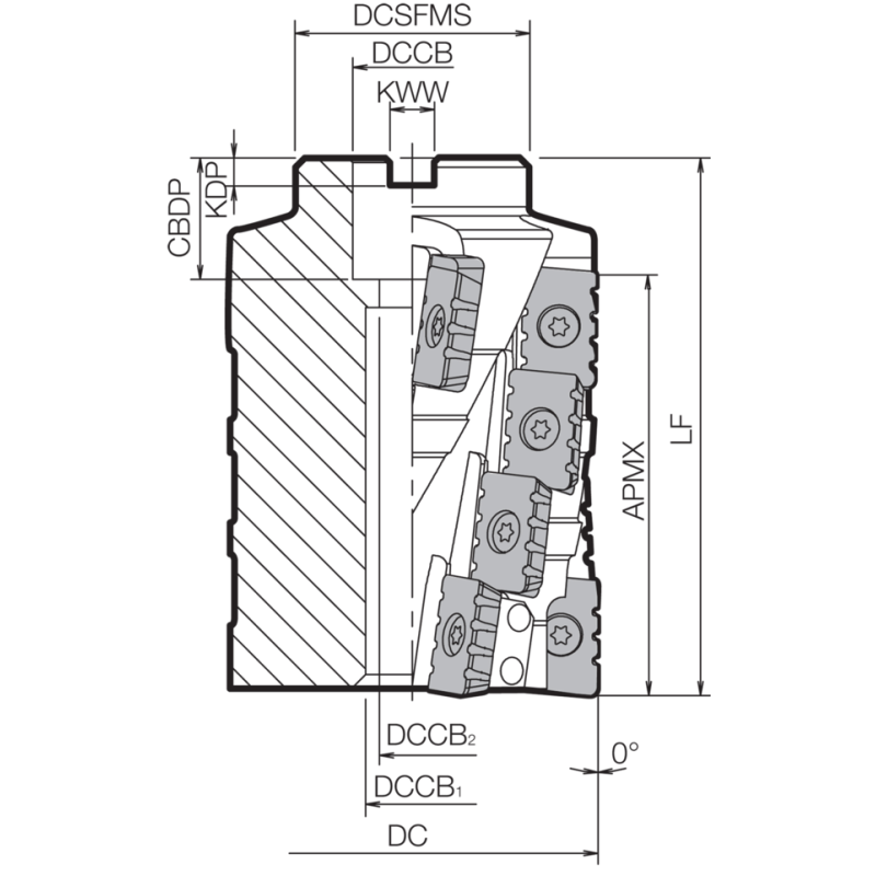 Milling Toolholder THN01057