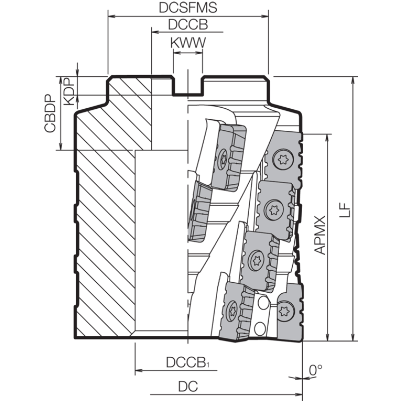 Milling Toolholder THN01067