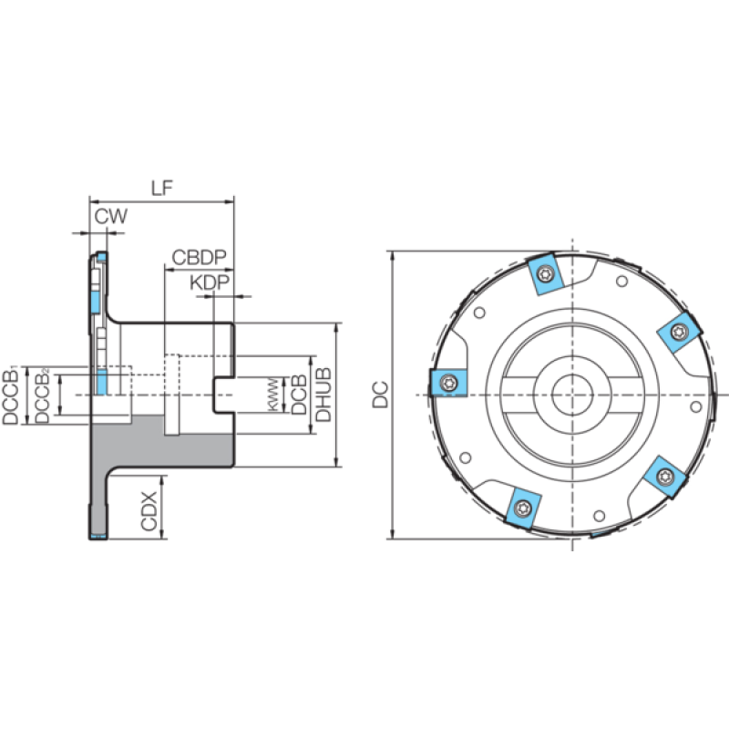 Milling Toolholder THC10843