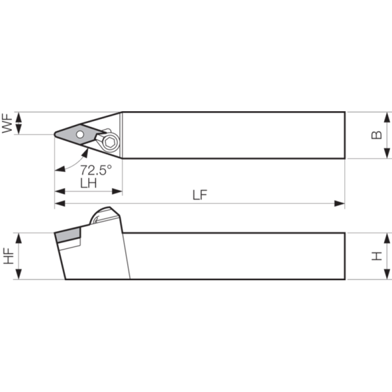 Turning Toolholder THC01280