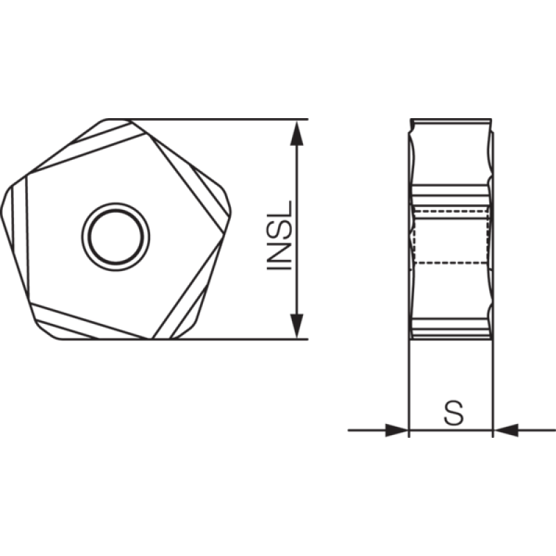 Керамічна фрезерна вставка