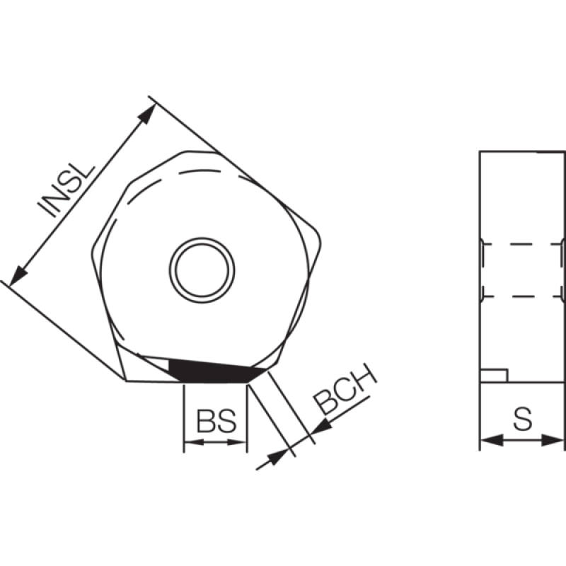 Фрезерна вставка CBN