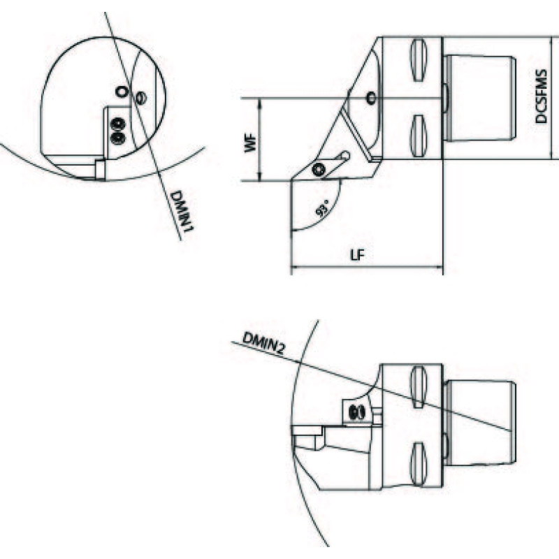 Oprawka narzędzia tokarskiego TQN00051
