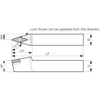 Turning Toolholder THC01170