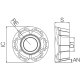 Пластина фрезерна твердосплавна TMA01600