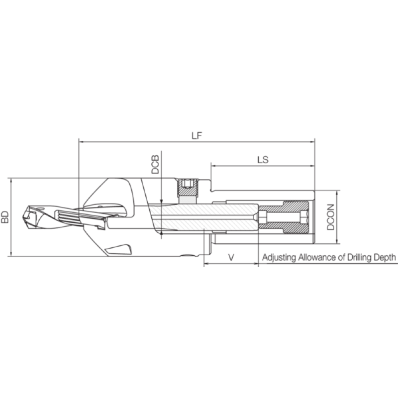 Drilling Toolholder THD12003