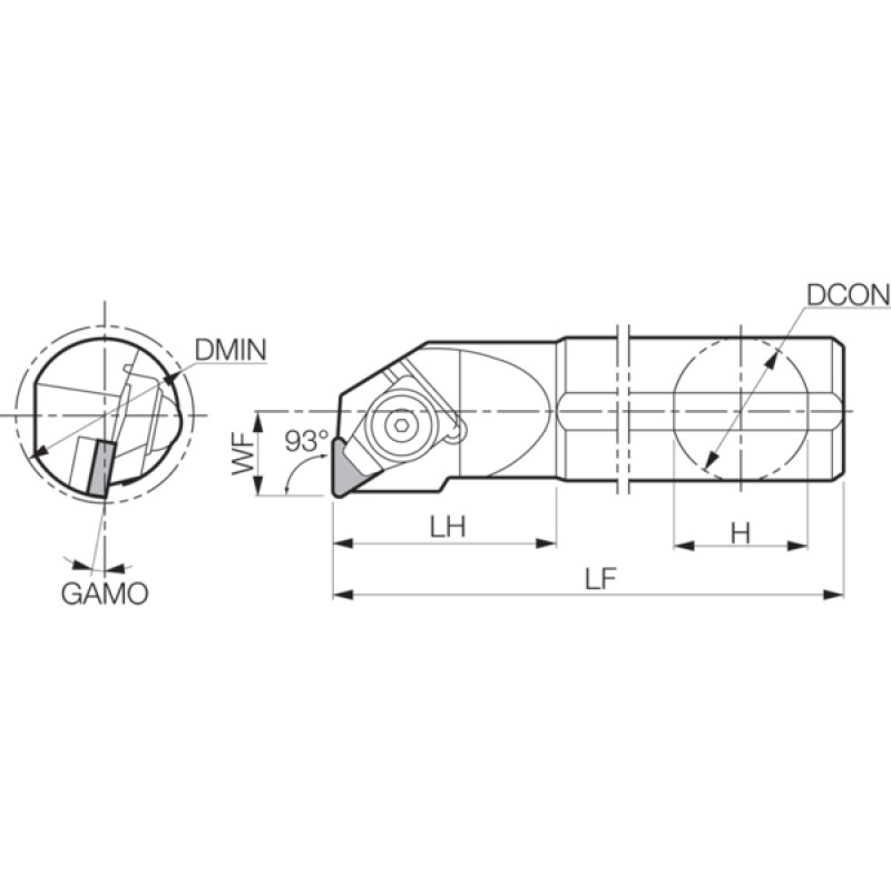 Turning Toolholder THA00730