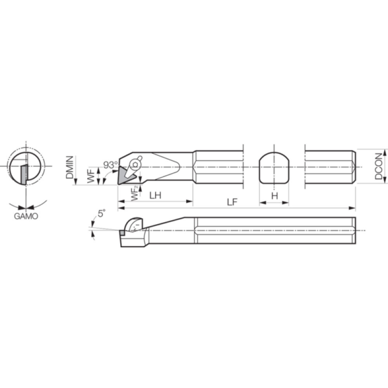 Turning Toolholder THC03688