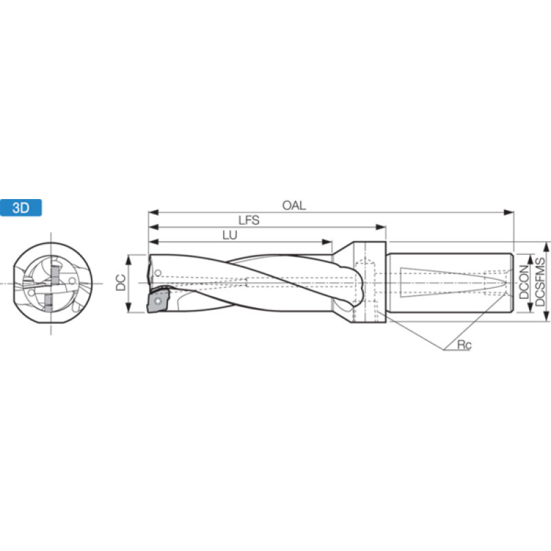 Drilling Toolholder THD00150