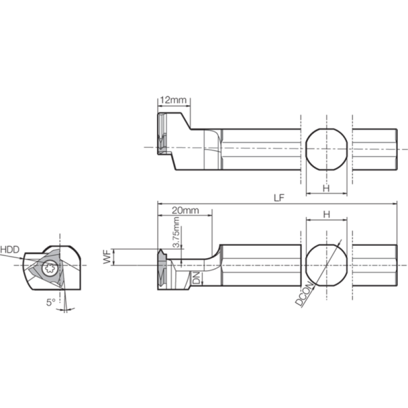 Turning Toolholder THC09188