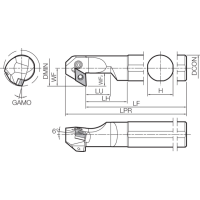 Turning Toolholder THC08098