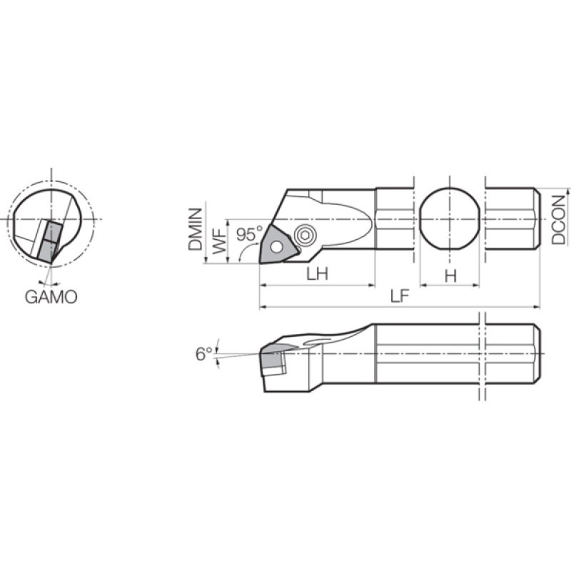 Turning Toolholder THC07963