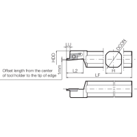 Turning Toolholder THC04161