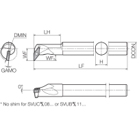 Turning Toolholder THC13528