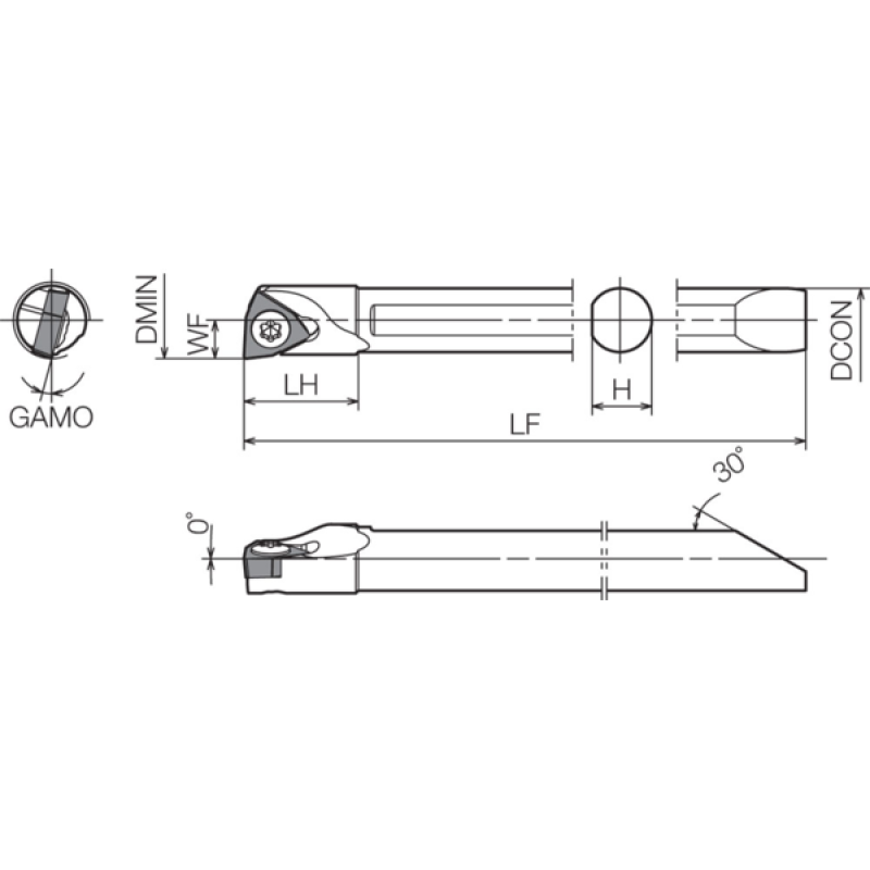 Turning Toolholder THC14609